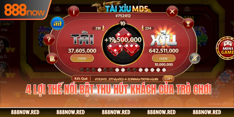 4 lợi thế nổi bật thu hút khách của trò chơi