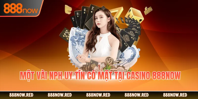 Một vài NPH uy tín có mặt tại Casino 888NOW